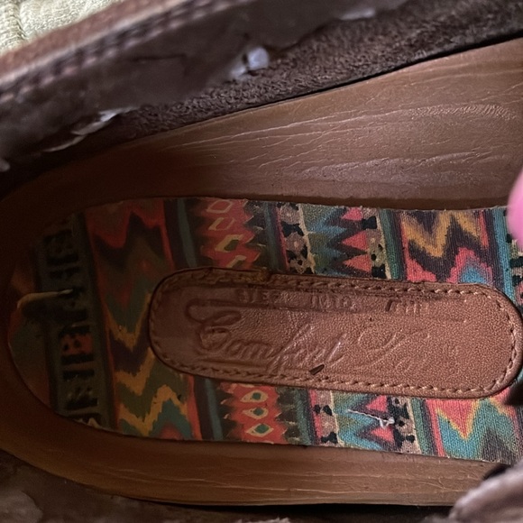 Hush Puppies Leather Moccasin Boho Ankle Laceup Bootie - Picture 7 of 10